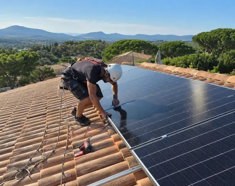 Installateur panneaux solaires Pleumeleuc — pose photovoltaïque sur toiture